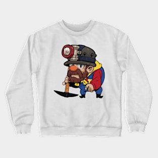 Miners in Arcata, Californiad Crewneck Sweatshirt